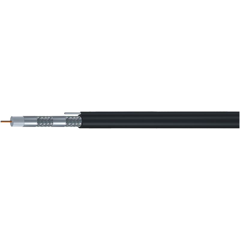 RG11 Quad-Shield พร้อมสายโคแอกเชียล Messenger 75 โอห์ม